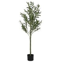 vidaXL Dirbtinis alyvmedis, žalios spalvos, 120cm, 450 lapų