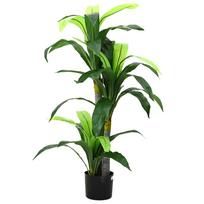 vidaXL Dirbtinis dracenos medis, žalios spalvos, 120cm, 36 lapai
