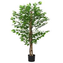 vidaXL Dirbtinis fikuso augalas, žalios spalvos, 120cm, 788 lapai
