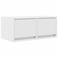 vidaXL Televizoriaus spintelė, balta, 60x31x25,5 cm, apdirbta mediena