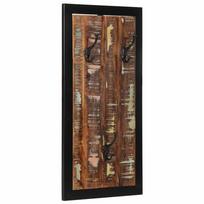 vidaXL Daugiaspalvė paltų kabykla 40x2x80 cm Regeneruota medžio masyva