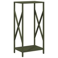 vidaXL Malkų lentyna Olive Green 34x25x70 cm Šaltai valcuotas plienas