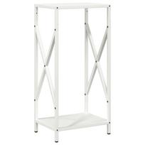 vidaXL Malkų stovas Baltas 34x25x70 cm Šaltai valcuotas plienas