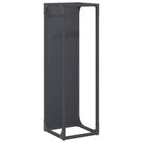 vidaXL malkinė lentyna antracitas 25x25x80 cm šaltai valcuotas plienas