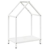 vidaXL Malkų lentyna, baltas, 40x25x60 cm, šaltai valcuotas plienas
