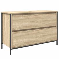 vidaXL vonios praustuvo spintelė su stalčiais 90x34,5x60 cm