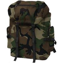 vidaXL Militaristinio stiliaus kuprinė, 65 l, kamufliažo spalvos