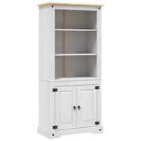 vidaXL Indauja, balta, 80x40x170cm, meksikinė pušis, Corona serija