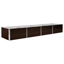 vidaXL Lovelis, rudas, 320x80x45cm, galvanizuotas plienas, aukštas