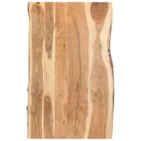 vidaXL Stalviršis, 100x(50-60)x3,8cm, akacijos medienos masyvas
