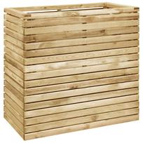 vidaXL Vazonas gėlėms, 100x50x100cm, impregnuota pušies mediena