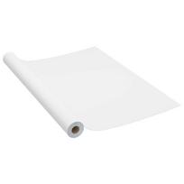 vidaXL Lipni plėvelė baldams, baltos spalvos, 500x90cm, PVC
