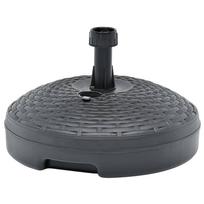 vidaXL Skėčio pagrindas, antracito, 20l, ratano imitacijos plastikas
