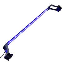 vidaXL LED akvariumo lempa su spaustukais, mėlyna ir balta, 75-90cm