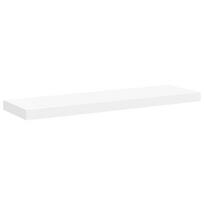 vidaXL Pakabinama sieninė lentyna, balta, 80x23,5x3,8cm, MDF