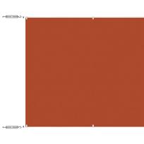 vidaXL Vertikali markizė, terakota, 140x800cm, oksfordo audinys