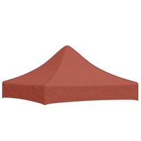 vidaXL Proginės palapinės stogas, terakota spalvos, 2x2m, 270 g/m²