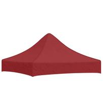 vidaXL Proginės palapinės stogas, tamsiai raudonas, 2x2m, 270 g/m²