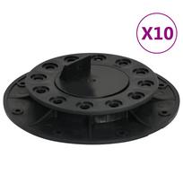 vidaXL Reguliuojamos terasos atramos, 10vnt., 20-30mm