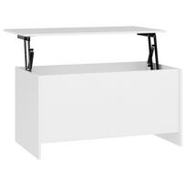 vidaXL Kavos staliukas, baltas, 102x55,5x52,5cm, apdirbta mediena