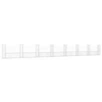 vidaXL Gabionų krepšiai su 8 kolonomis, 860x20x100cm, geležis