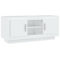 vidaXL Televizoriaus spintelė, baltos spalvos, 102x35x45cm, mediena