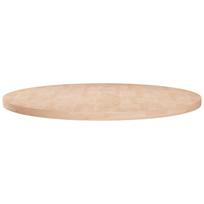 vidaXL Stalviršis, 60x2,5cm, neapdorotas ąžuolo medienos masyvas