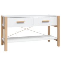 vidaXL Televizoriaus spintelė, baltos spalvos, 82x38x45cm, mediena