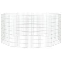 vidaXL Aptvaras gyvūnams, 10 segmentų, 54x80cm, galvanizuota geležis