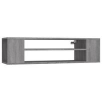 vidaXL Pakabinama TV spintelė, pilka ąžuolo, 100x30x26,5cm, mediena