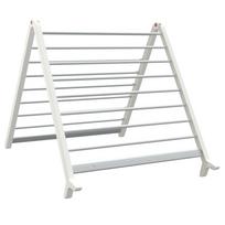 vidaXL Skalbinių džiovykla voniai, prailginama nuo 53–90cm, aliuminis