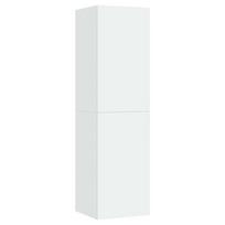 vidaXL Televizoriaus spintelė, balta, 30,5x30x110cm, apdirbta mediena