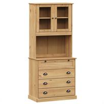 vidaXL Komoda VIGO, 80x40x176cm, pušies medienos masyvas