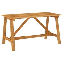 vidaXL Sodo valgomojo stalas, 140x70x73,5cm, akacijos masyvas