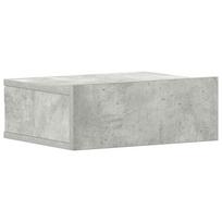 vidaXL Pakabinamas naktinis staliukas, betono, 40x30x15cm, mediena