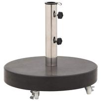 vidaXL Skėčio pagrindas, juodos spalvos, granitas, 30kg