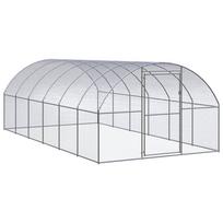vidaXL Lauko narvas viščiukams, 3x6x2m, galvanizuotas plienas