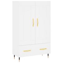 vidaXL Komoda, baltos spalvos, 69,5x31x115cm, apdirbta mediena
