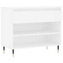 vidaXL Spintelė batams, baltos spalvos, 70x36x60cm, apdirbta mediena