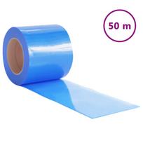 vidaXL Durų užuolaida, mėlyna, 200mmx1,6mm, 50m, PVC