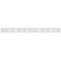 vidaXL Tinklinė tvora su smaigais, antracito spalvos, 1,6x25m