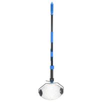 vidaXL Riešutų rinktuvas, mėlynos spalvos, 127cm, plienas