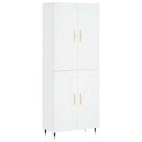 vidaXL Komoda, baltos spalvos, 69,5x34x180cm, apdirbta mediena