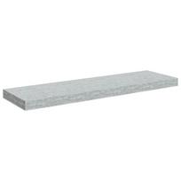 vidaXL Pakabinama sieninė lentyna, betono pilka, 80x23,5x3,8cm, MDF