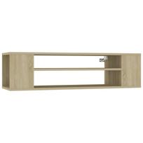 vidaXL Pakabinama TV spintelė, ąžuolo, 100x30x26,5cm, apdirbta mediena
