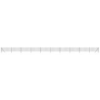 vidaXL Vielinė tinklinė tvora, antracito, 0,8x25m, plienas