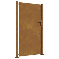 vidaXL Sodo vartai, 100x200 cm, Corten plienas
