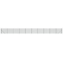 vidaXL Vielinė tinklinė tvora su smaigais, žalios spalvos, 2x25m
