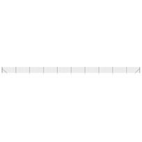 vidaXL Vielinė tinklinė tvora su smaigais, antracito spalvos, 1,1x25m
