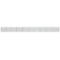 vidaXL Tinklinė tvora su smaigais, žalios spalvos, 2,2x25m